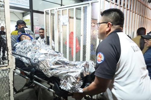 Selvin Castillo fue trasladado al Hospital San Juan de Dios en estado crítico. (Foto: Bomberos Voluntarios)