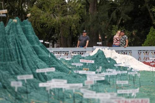 El Mapa en Relieve es obra del quetzalteco Francisco Vela, con la colaboración de Claudio Urrutia. (Foto: Cortesía de la Municipalidad de Guatemala) 