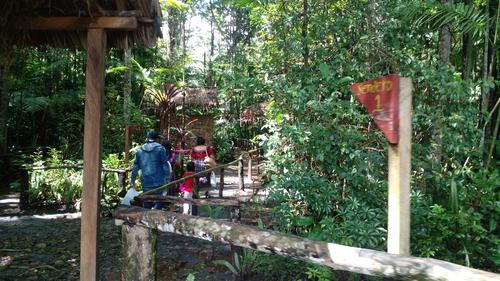 Visitantes llegan al lugar para admirar el paisaje natural. (Foto: Irma Tzi/Colaboradora)