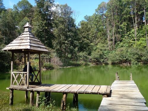 Esta laguna se encuentra en el parque y es uno de los mayores atractivos. (Foto: Irma Tzi/Colaboradora)