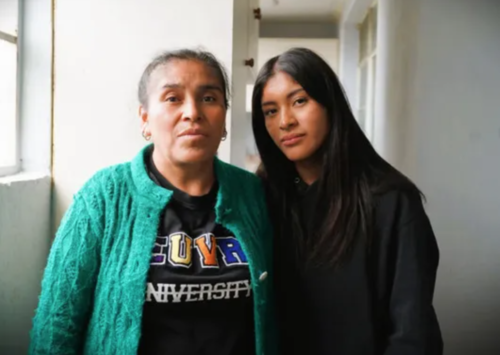 Nory junto a su madre Estela Ramos Baten. (Foto: redes sociales)