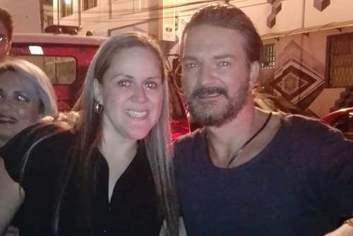 Andreína Arias es fan del cantante desde hace 3 décadas. (Foto: cortesía)