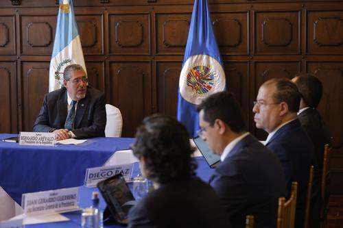 Bernardo Arévalo OEA, Crisis democrática Guatemala, Ministerio Público Consuelo Porras, 03