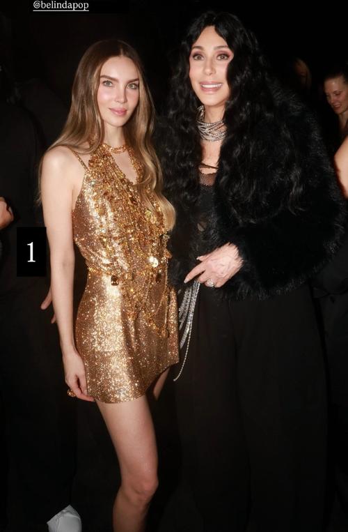 Belinda y Cher protagonizaron un emotivo encuentro en la gala de Swarovski. (Foto: X)