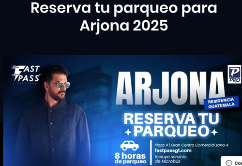 ricardo arjona parqueos