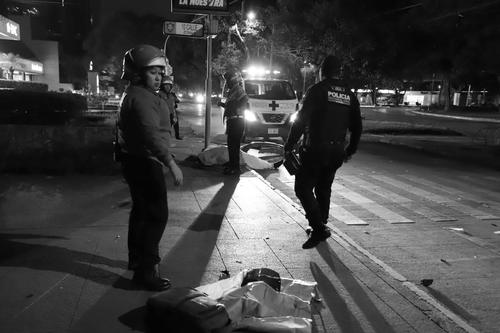 El percance vial ocurrió en la avenida Reforma, zona 9. (Foto: Bomberos Municipales)