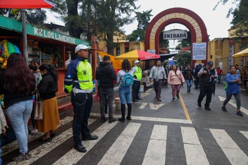 El operativo de la PMT estará del 31 de octubre al 3 de noviembre. (Foto: Munipalidad de Guatemala)