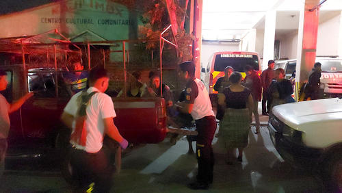 Las víctimas resultaron con quemaduras de segundo y tercer grado. (Foto: Bomberos Voluntarios)