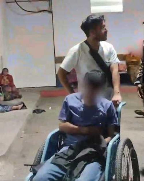 El joven fue ubicado en una zona boscosa bajo los efectos de algún estupefaciente. (Imagen: captura de pantalla)