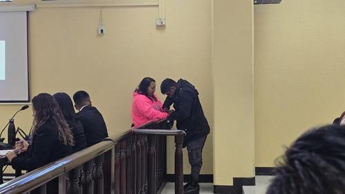 Josseliny Marielos Archila Morataya  fue la única presente en el tribunal y fue condenada a 106 años de prisión. (Foto: Nuestro Diario)