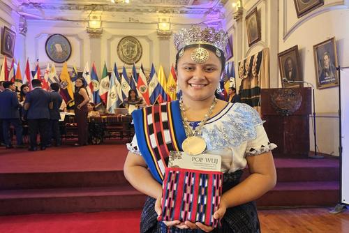 Juana Audemanuela González Xicay de San Pedro La Laguna, Sololá, entregará el cargo. (Foto: Oswaldo Cop/Colaborador)