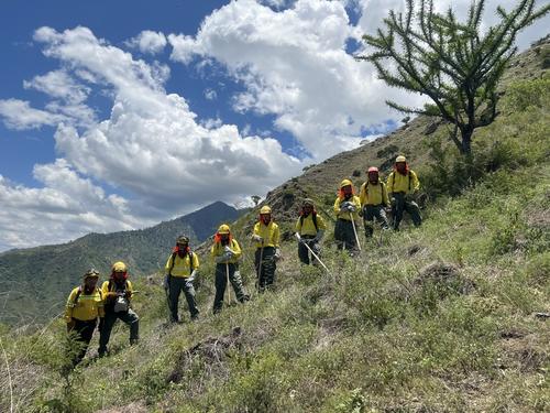 Más de 60 incendios afectaron la Sierra de las Minas en 2024; bomberos trabajan en restauración y prevención. (Foto: Sandra Sebastián/Colaboradora)