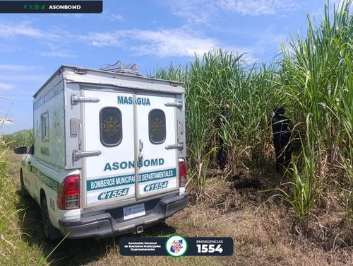 Bomberos Municipales Departamentales llegaron al lugar luego de ser alertados. (Foto: Asonbomd)