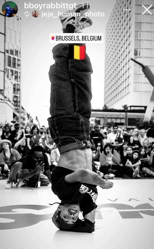 B-boy Rabbitt, guatemalteco, bailarín, europa 1