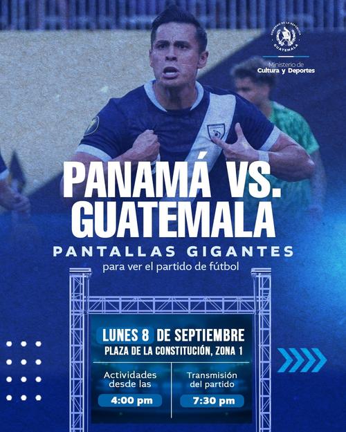 Se instalarán nuevamente las pantallas gigantes en la Plaza de la Constitución. (Foto: Gobierno de Guatemala)