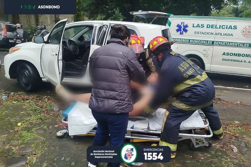 El paciente fue trasladado al Hospital Nacional de Coatepeque. (Foto: Asonbomd)