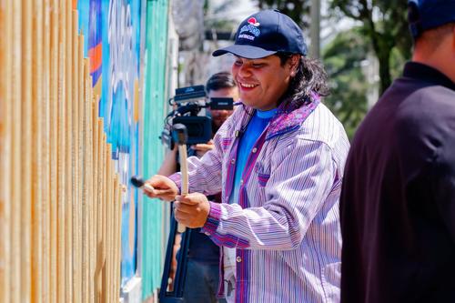 Tampico, mural, Avenida Las Américas, campaña, tradiciones, marimba, Guatemala, Soy502