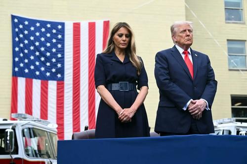 Donald Trump presidió la ceremonia en el Memorial del Pentágono. (Foto: AFP)