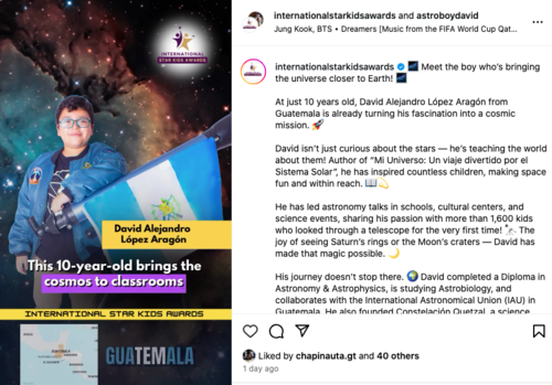 David López, galardón, niño prodigio 3