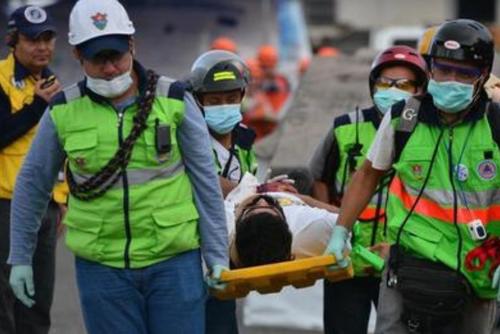 simulacro, terremoto, tribunales, jueces