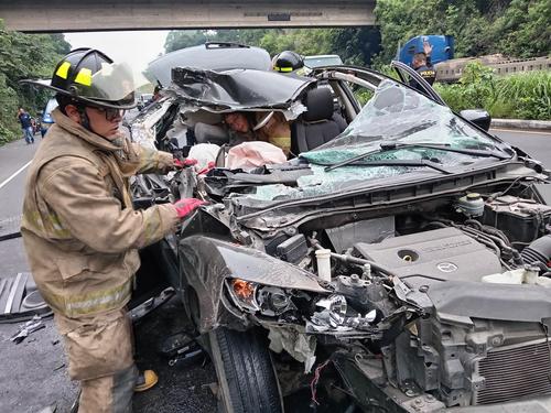 En el kilómetro 49.5 de la autopista qde Palín a la cabecera de Escuintla protagonizó un accidente de tránsito. (Foto: Archivo)