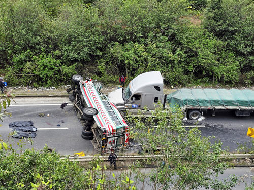 Tres fallecidas y 11 heridos en accidente de tránsito. (Foto: Archivo)