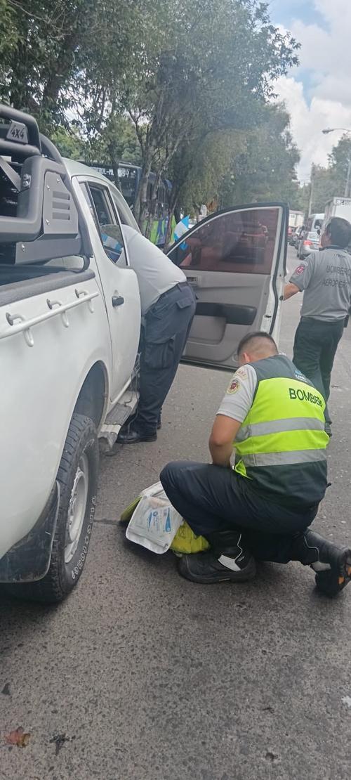 El hecho sucedió cuando la madre se transitaba por el bulevar Juan Pablo II. (Foto: DGAC)