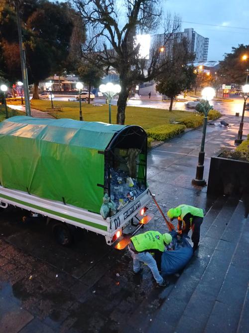 Equipo Limpia y Verde. (Foto: Municipalidad de Guatemala) 
