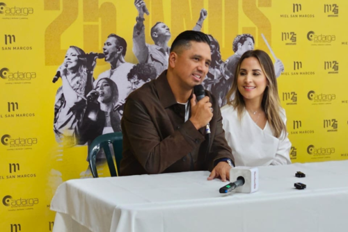 Josh y Sayra Morales, durante la conferencia de prensa realizada este miércoles 17 de septiembre. (Foto: Kevyn Girón)