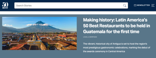 Latin America's 50 Best Restaurants 2025, Antigua Guatemala 1