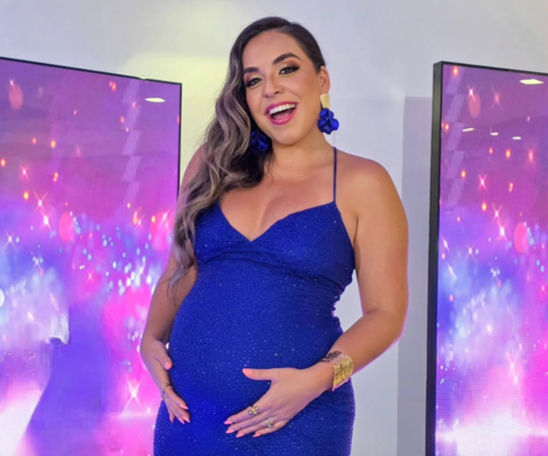 michelle cruz  llegada bebé 2