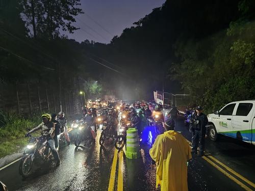 El transporte público se redujo debido al caos vehicular. (Foto: Edwards Morales/Colaborador)