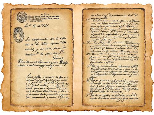 El acta de Independencia de Guatemala. (Foto: RRSS: Historia de Centroamerica)