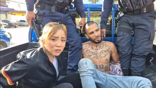 El pasado 5 de septiembre ya había sido capturada Andrea Santos junto con Marco Tulio Ruano Estrada, alias el "Fantasma". (Foto: PNC)