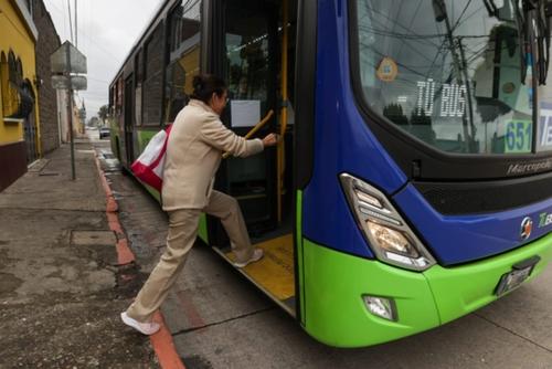 TuBus continúa prestando sus servicios a los vecinos. (Foto: cortesía Municipalidad de Guatemala)