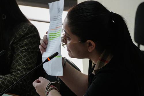 honorable, acusada, Melisa Palacios, audiencia