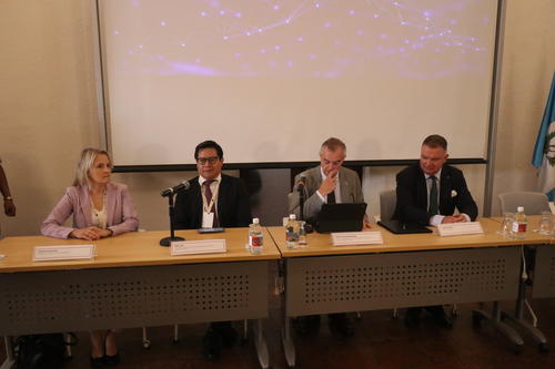 Los representantes firmaron el convenio que busca fortalecer la gobernanza digital en Guatemala. (Foto: Renato Melgar / colaborador)