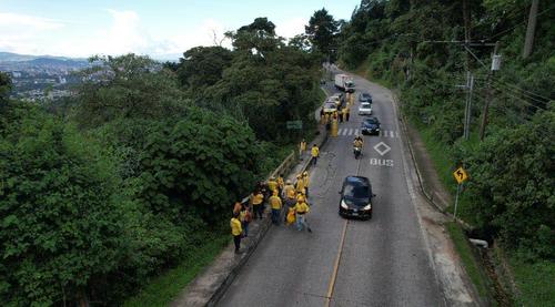 Uno de los carriles estará inhabilitado para las labores de reparación. (Foto: Sebastian Siero)