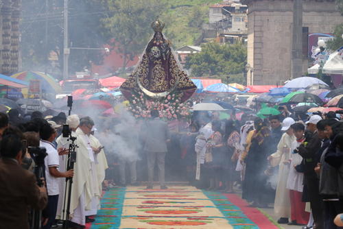 La imagen salió a bendecir a la población. (Foto: Oswaldo Cop/Colaborador)