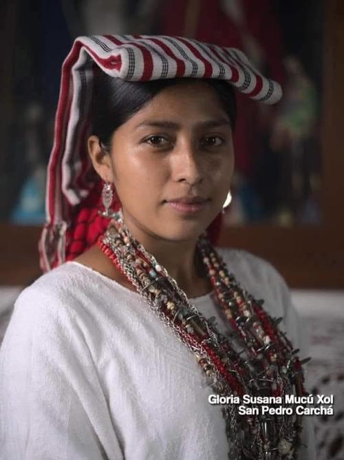 Gloria Mucu es originaria de San Pedro Carchá, Alta Verapaz. (Foto: redes sociales)