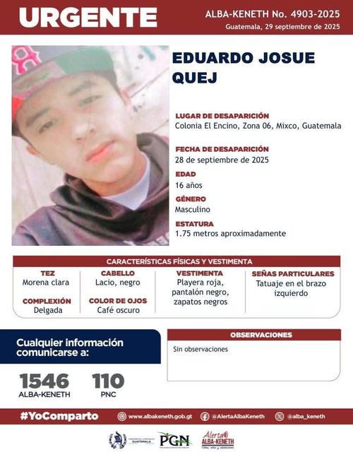 (Imagen: Alerta Alba Keneth)