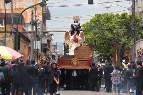 Jes&uacute;s Nazareno del Rescate y la Sant&iacute;sima Virgen de Dolores ya se encuentran en las calles del Centro Hist&oacute;rico. (Foto: Oscar Rivas/Colaborador)
