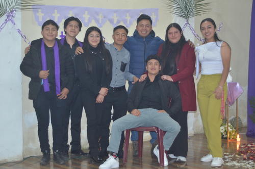 Los j&oacute;venes ensayaron arduamente para el viacrucis. (Foto: Josu&eacute; Ardeano/Colaborador)