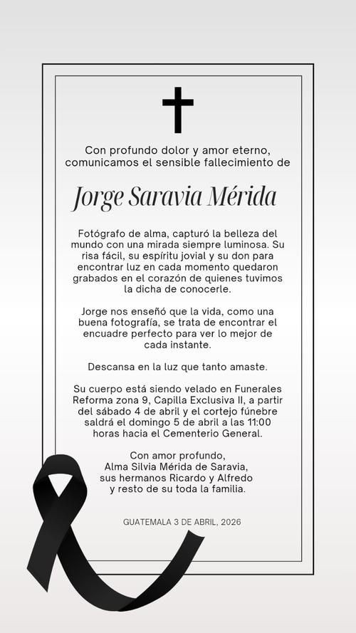jorge saravia fallecimiento 1