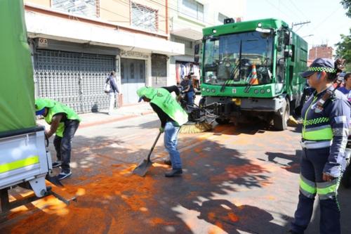 Municipalidad de Guatemala, basura, Semana Santa, Tren de aseo, desechos, procesiones, alfombras, 03
