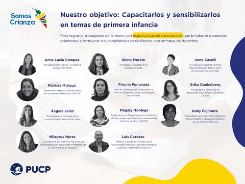 Expertos participaron en capacitaci&oacute;n sobre la primera infancia a cargo de la Coalici&oacute;n Somos CrIanza, avalado por la Pontificia Universidad Cat&oacute;lica de Per&uacute; (PUCP). (Foto: Cortes&iacute;a)