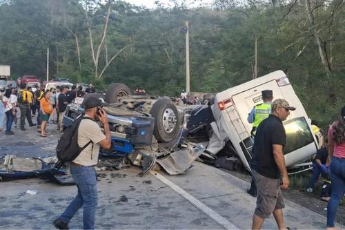 Minex, Canciller&iacute;a, accidente, Honduras, muertos, heridos, 03