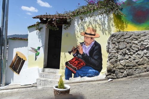 Los detalles de los murales reflejan las tradiciones y la cultura de Totonicap&aacute;n. (Foto: Jos&eacute; Garc&iacute;a/Colaborador)