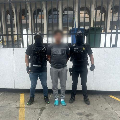 Hombre capturado por secuestro. (Foto: MP)