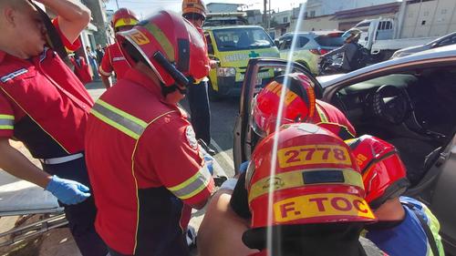 Estuardo Reyes Reyes result&oacute; herido de bala en el hombro. (Foto: Bomberos Municipales)